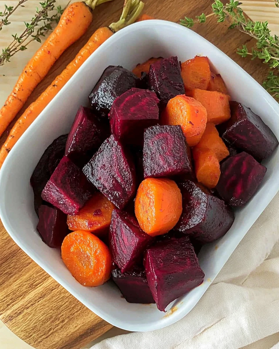 Roasted Beets and Carrots