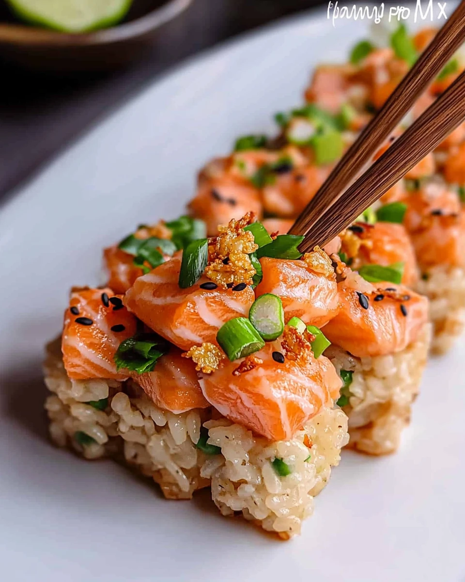 Salmon Crispy Rice
