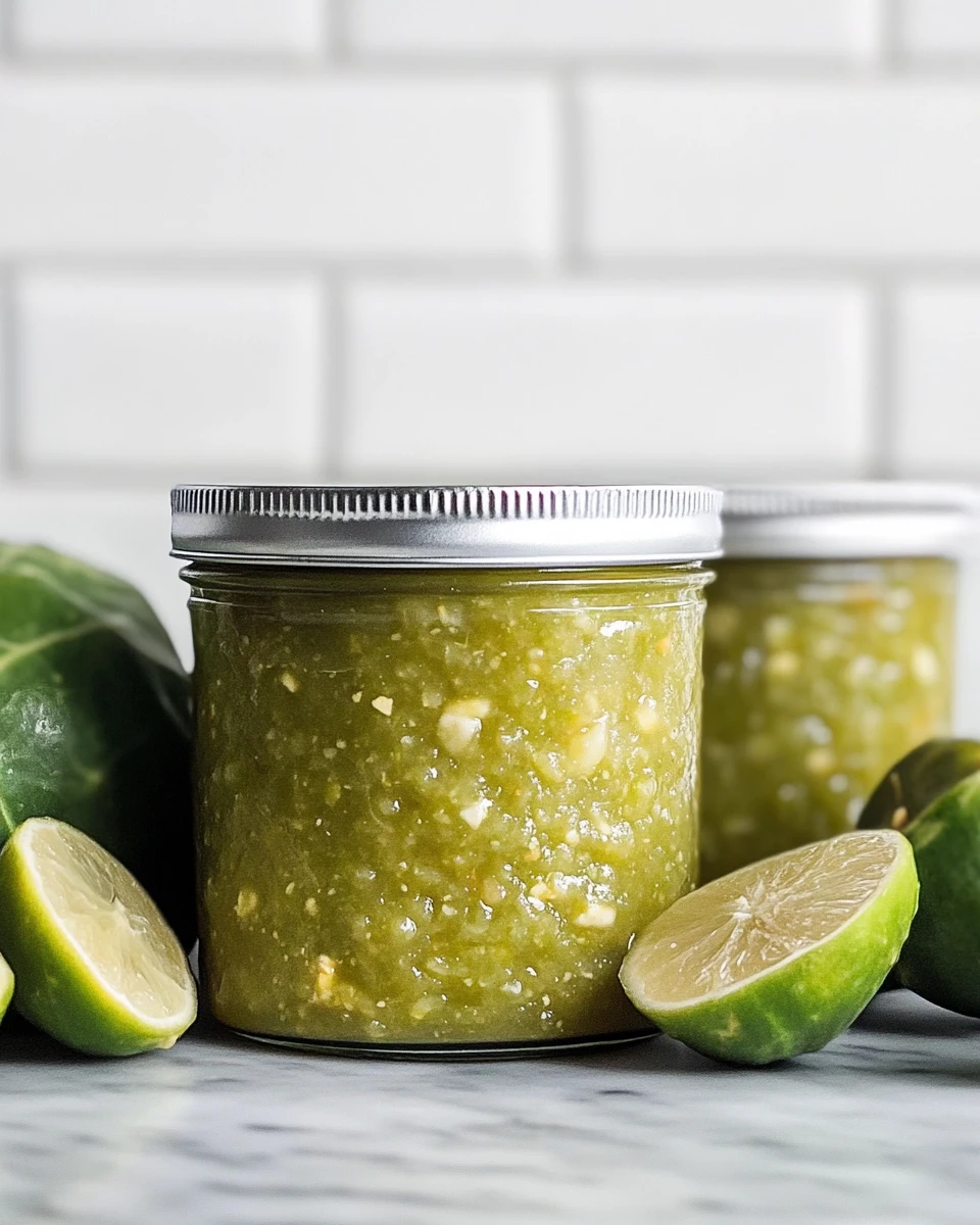 Salsa Verde Tomatillo Salsa