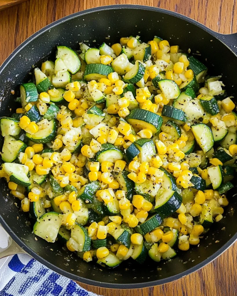 Sautéed Zucchini and Corn