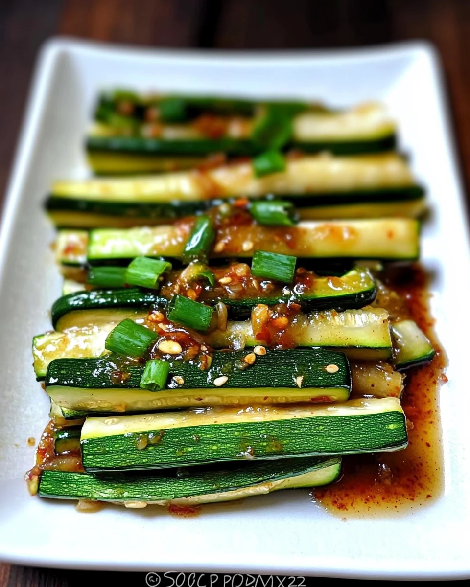 Spicy Asian Zucchini