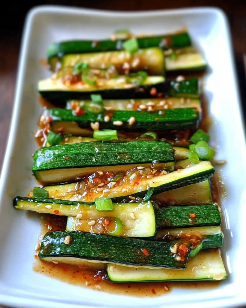 Spicy Asian Zucchini