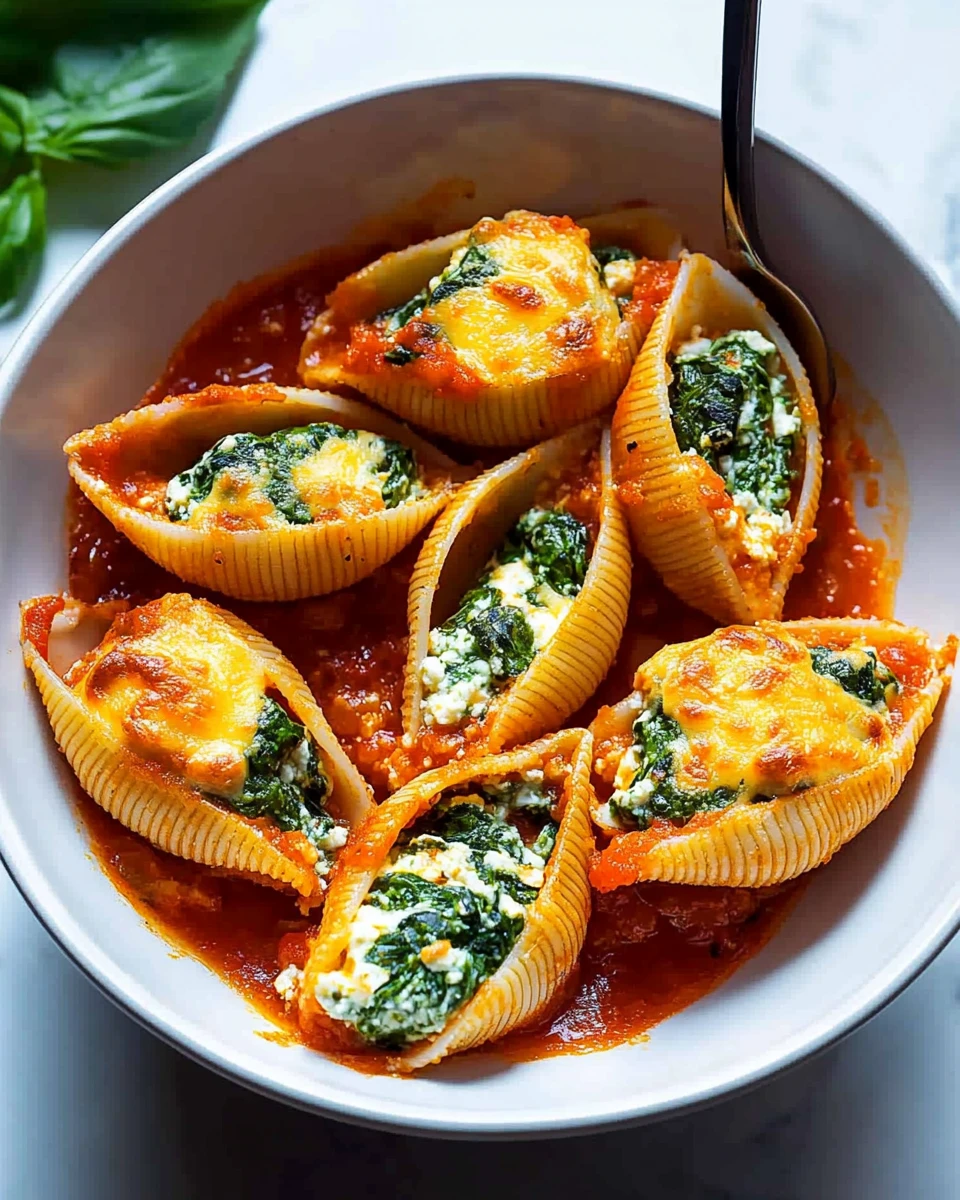 Spinach Ricotta Stuffed Shells