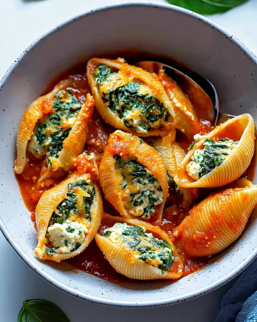 Spinach Ricotta Stuffed Shells