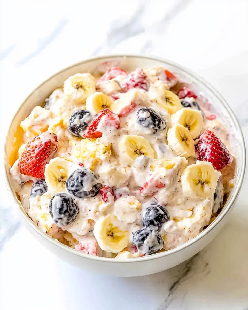Strawberry Banana Cheesecake Salad