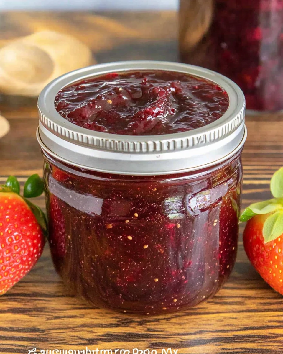Strawberry Gooseberry Jam