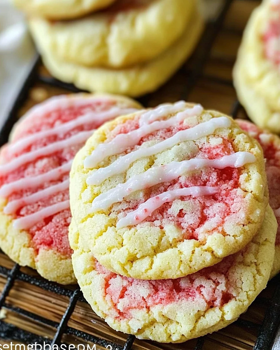 Strawberry Lemonade Cookies