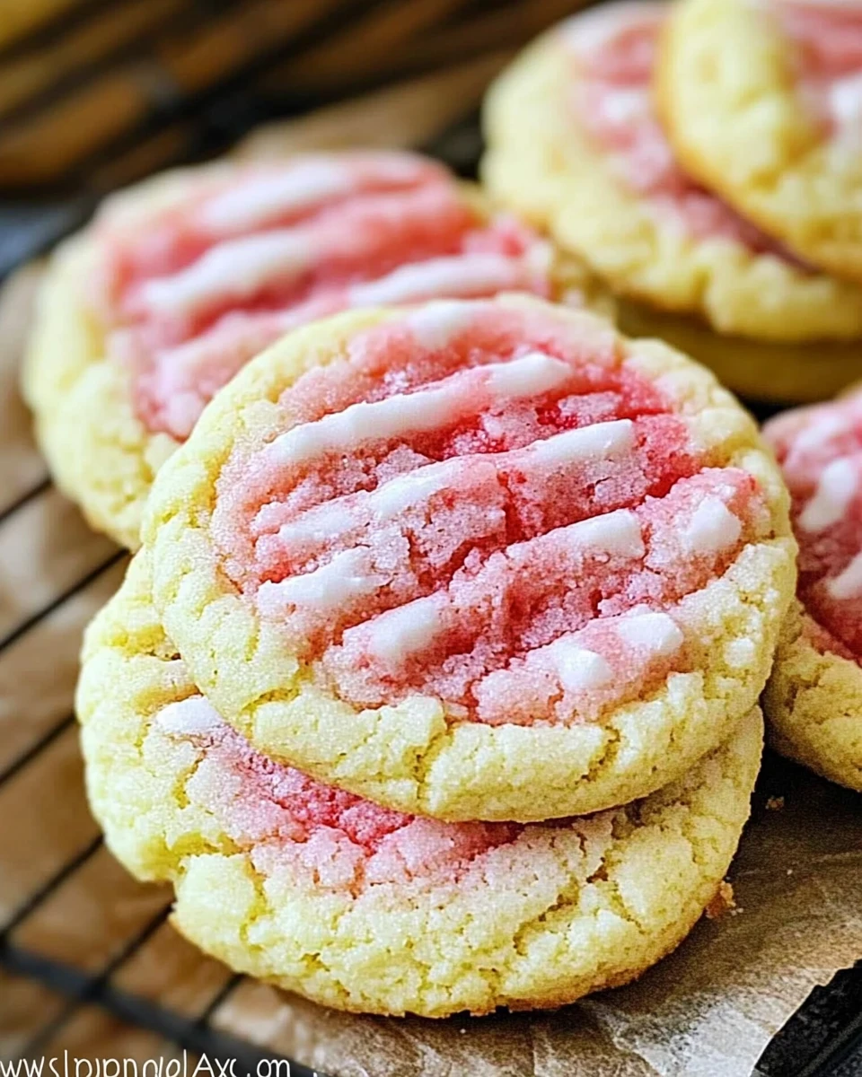 Strawberry Lemonade Cookies