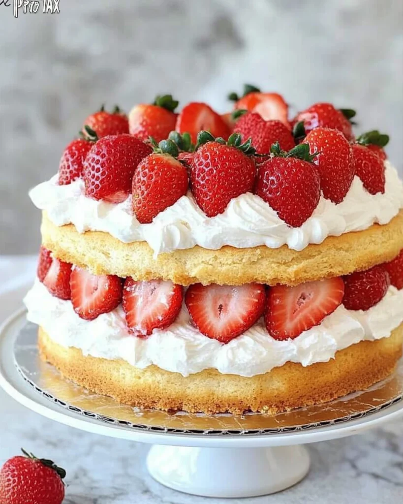 Strawberry Shortcake Cake