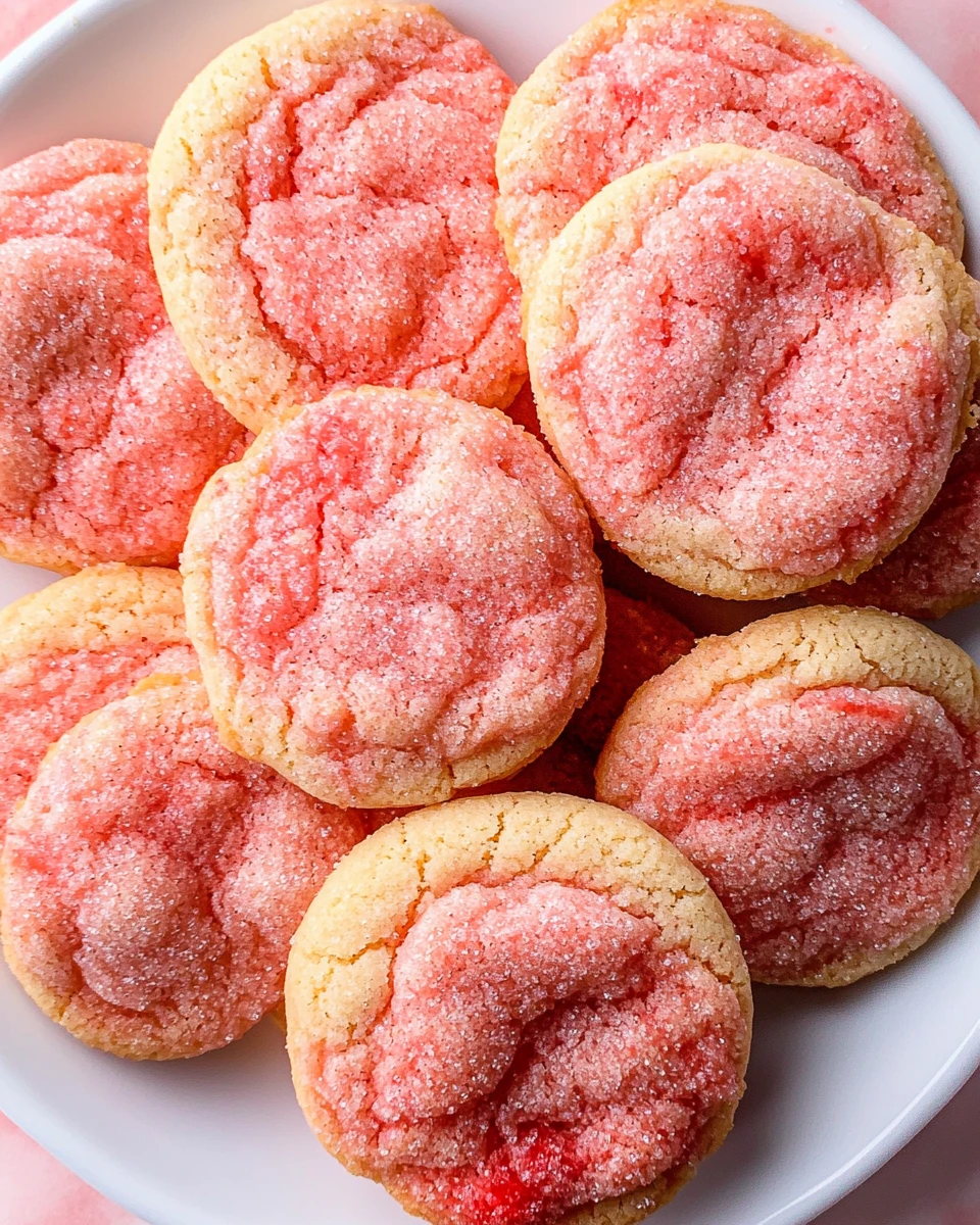 Strawberry Sugar Cookies