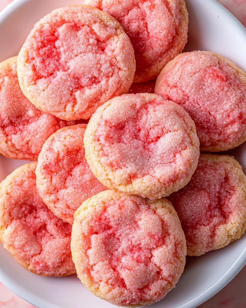 Strawberry Sugar Cookies