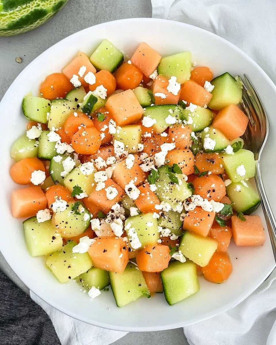 Summer Melon Salad with Feta