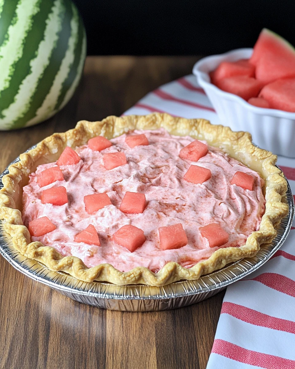 Summer Watermelon Pie