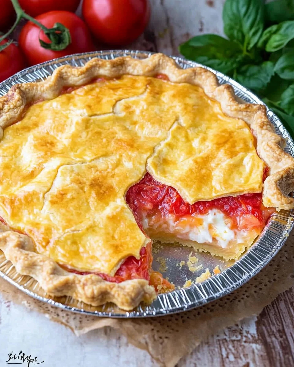 Traditional Southern Tomato Pie