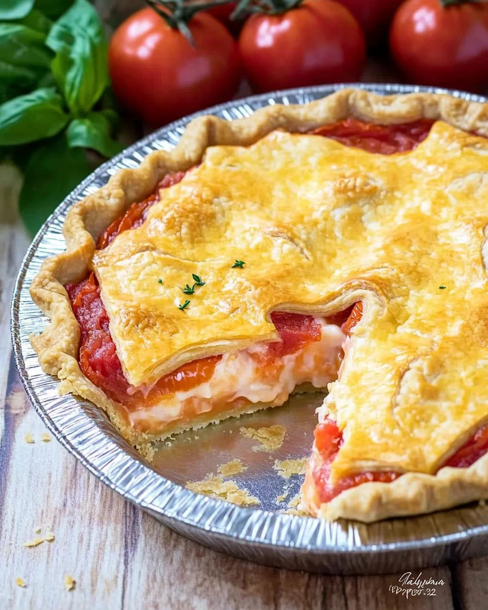 Traditional Southern Tomato Pie