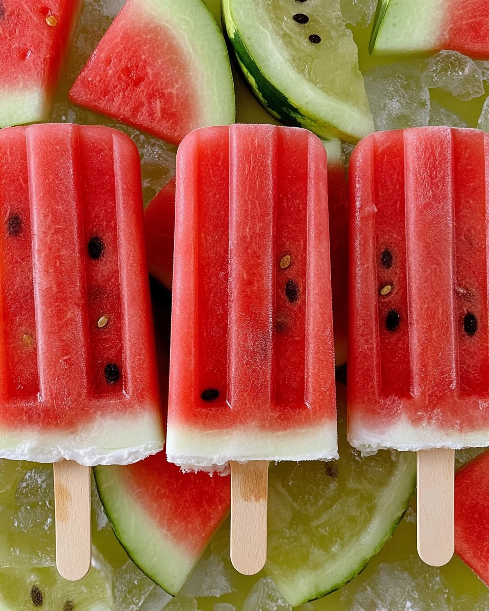 Watermelon Popsicles