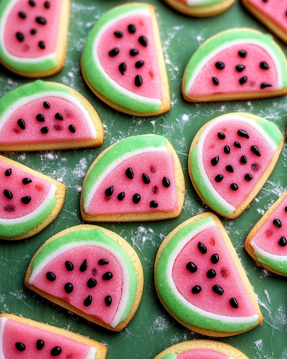 Watermelon Sugar Cookies