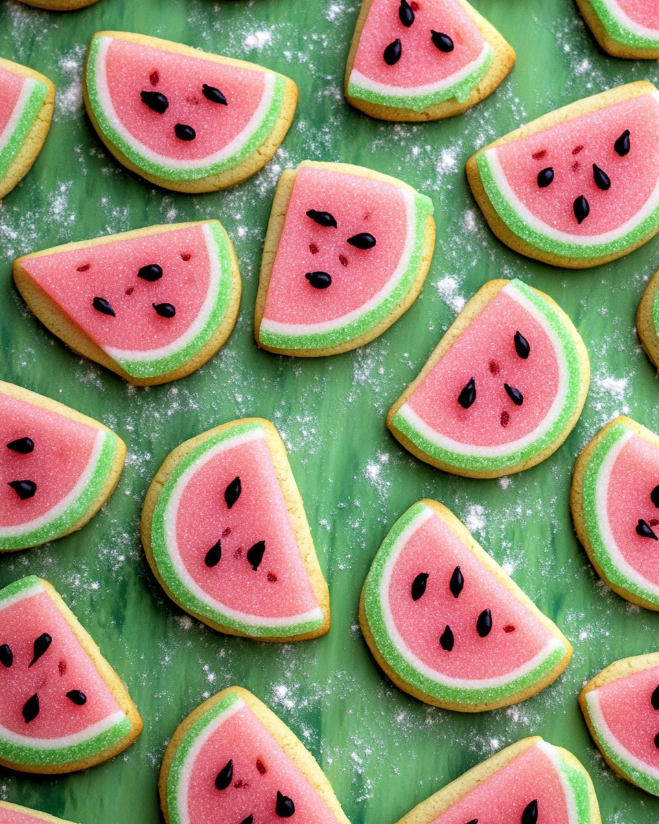 Watermelon Sugar Cookies