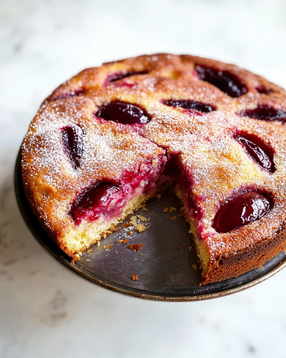 Yogurt Plum Cake