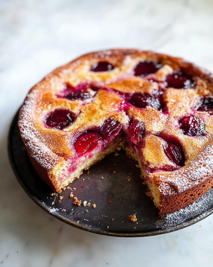Yogurt Plum Cake
