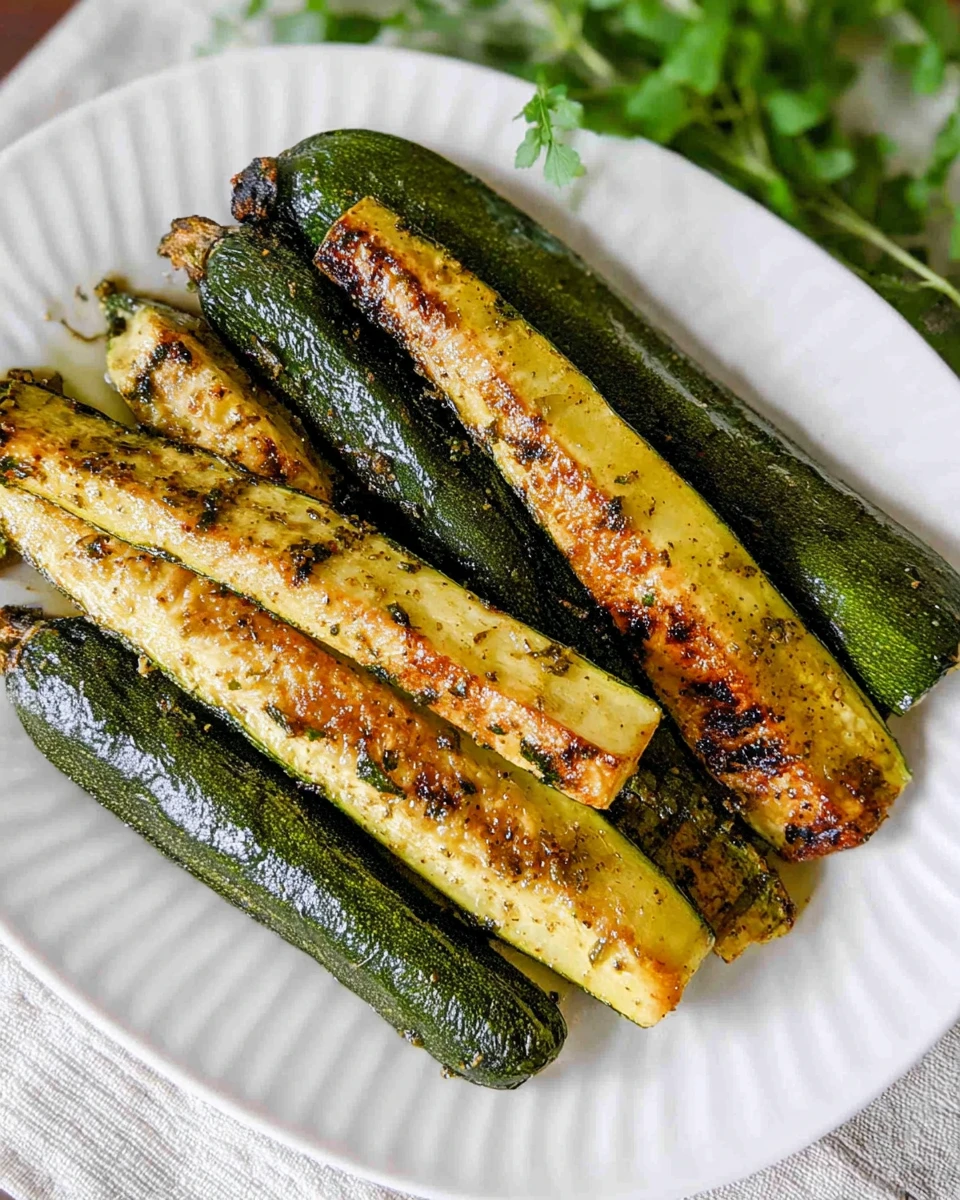 20 Minute Roasted Zucchini (Not Soggy!)