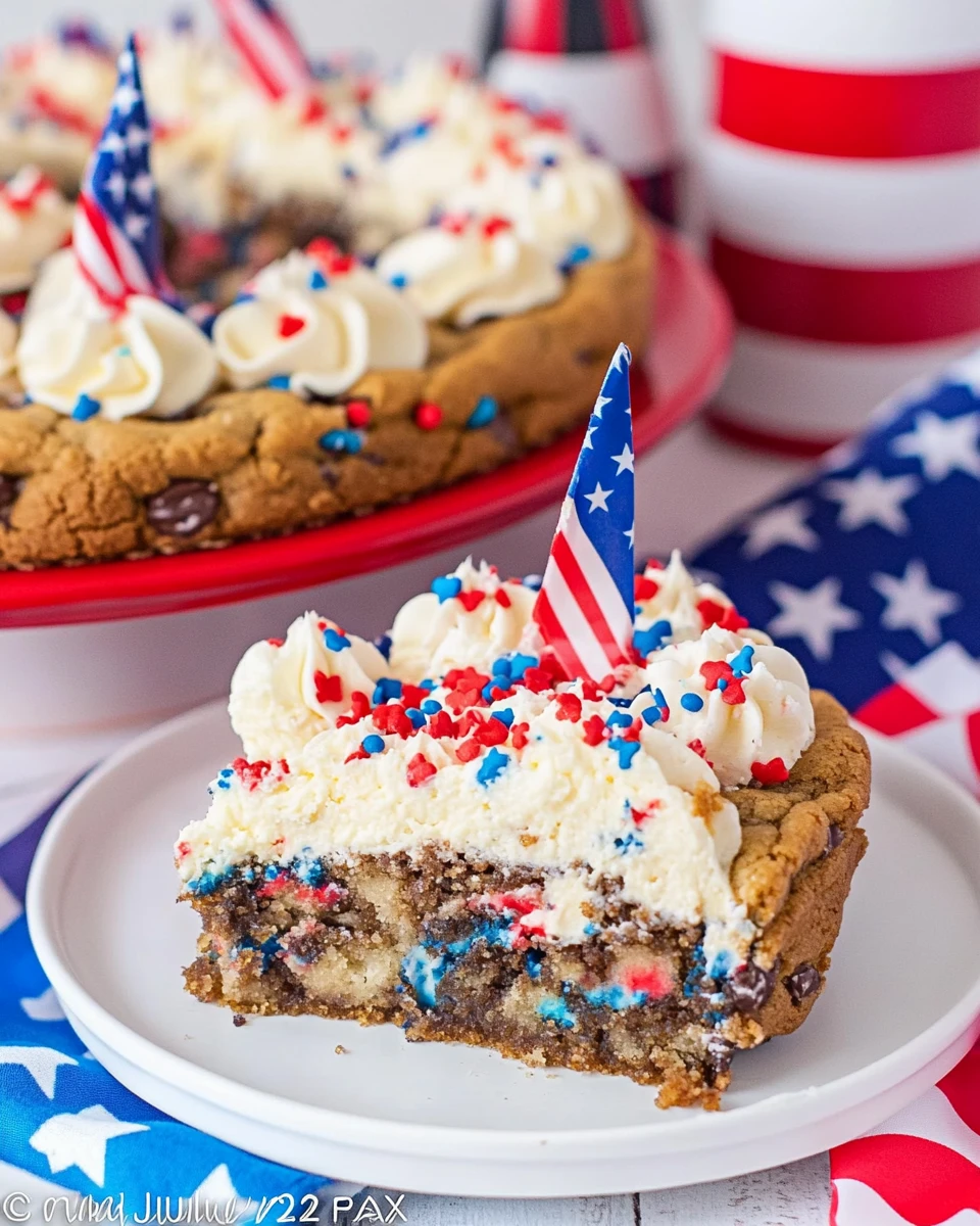 4th of July Cookie Cake