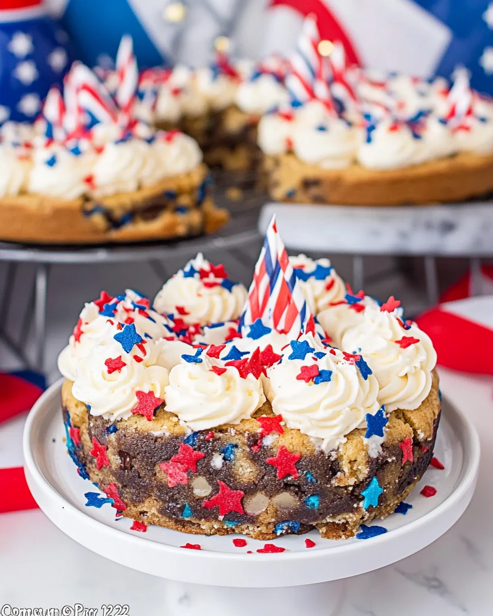 4th of July Cookie Cake