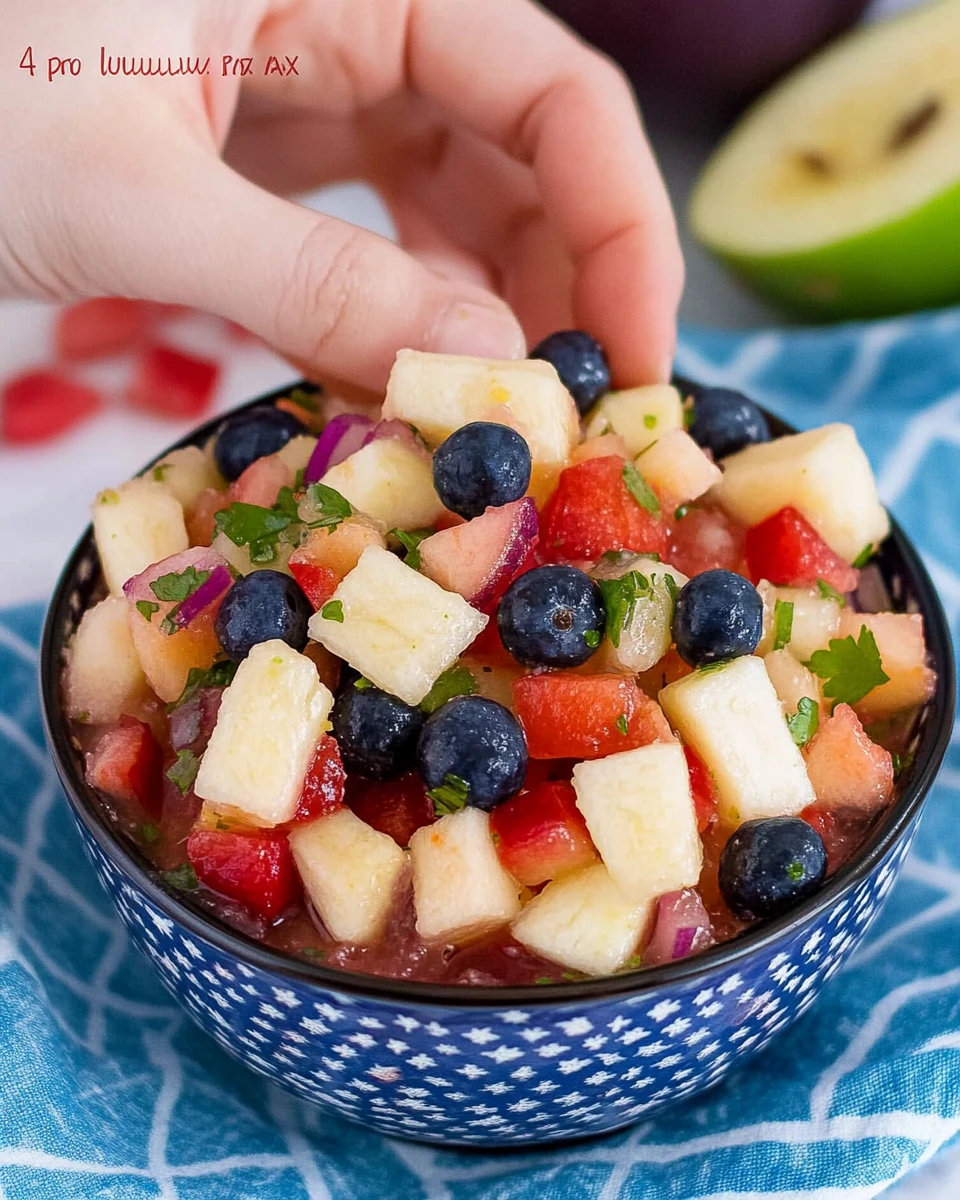 4th of July Fruit Salsa