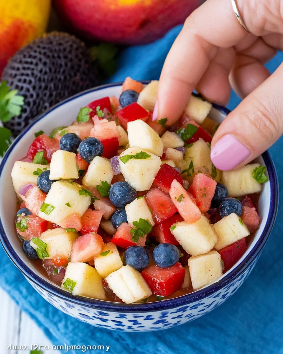 4th of July Fruit Salsa