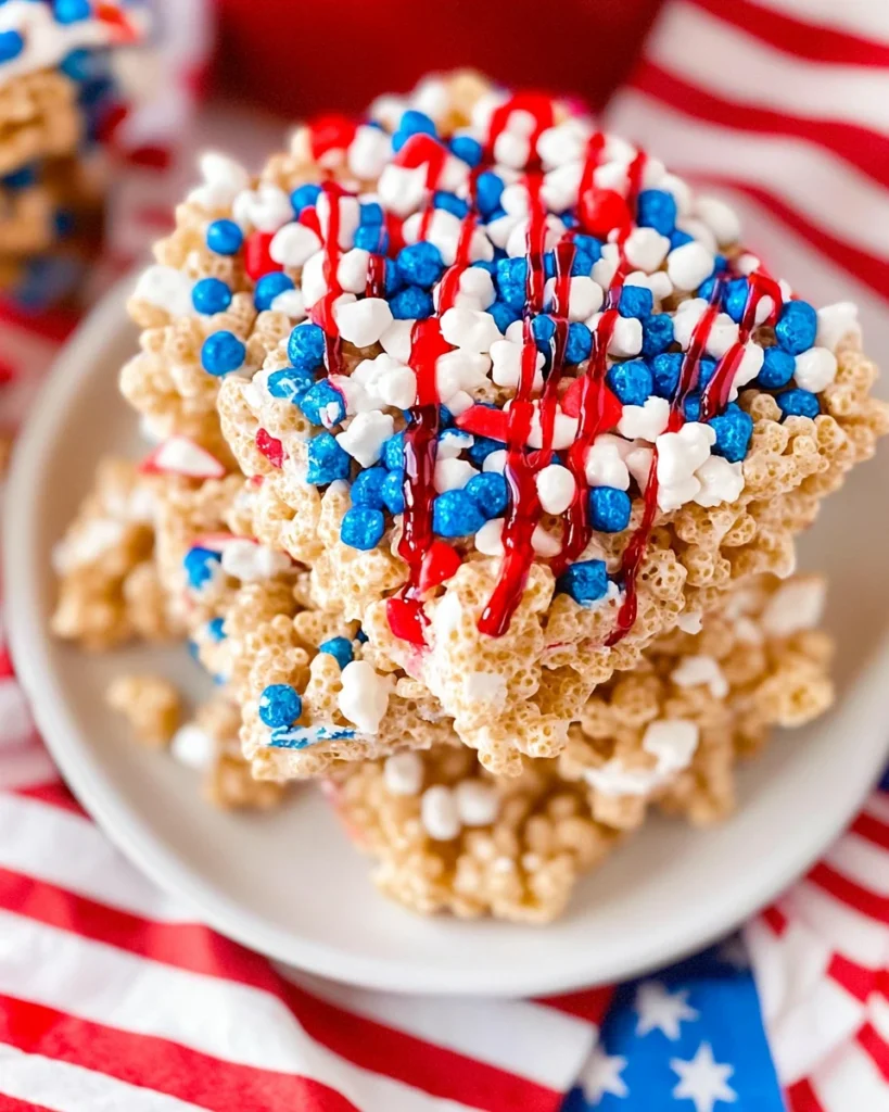 4th of July Rice Krispie Treats