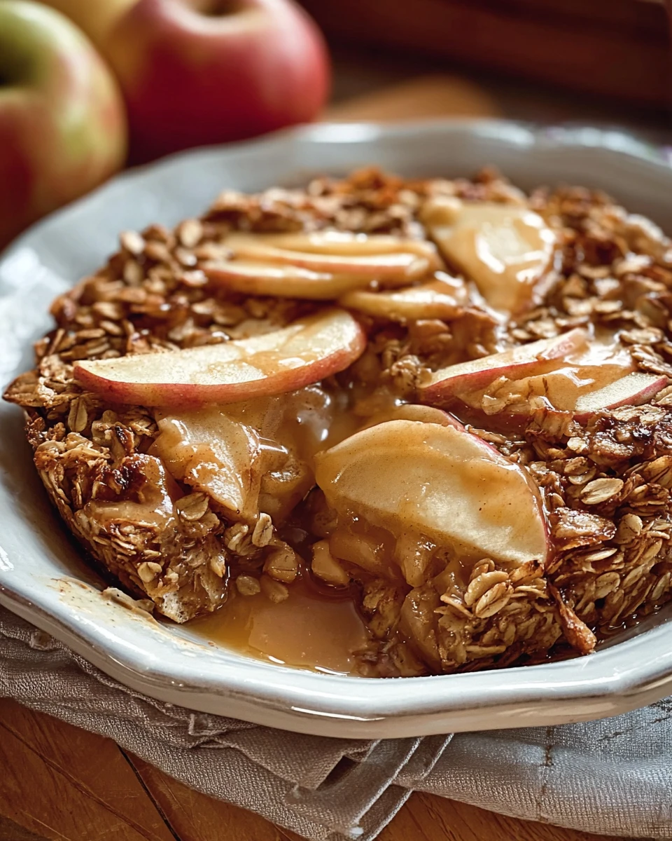 Amish-Style Apple and Cinnamon Baked Oatmeal