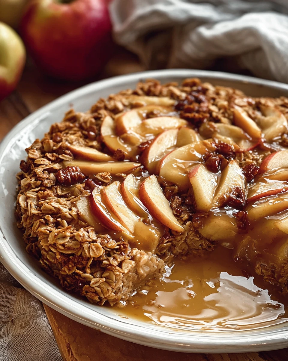 Amish-Style Apple and Cinnamon Baked Oatmeal