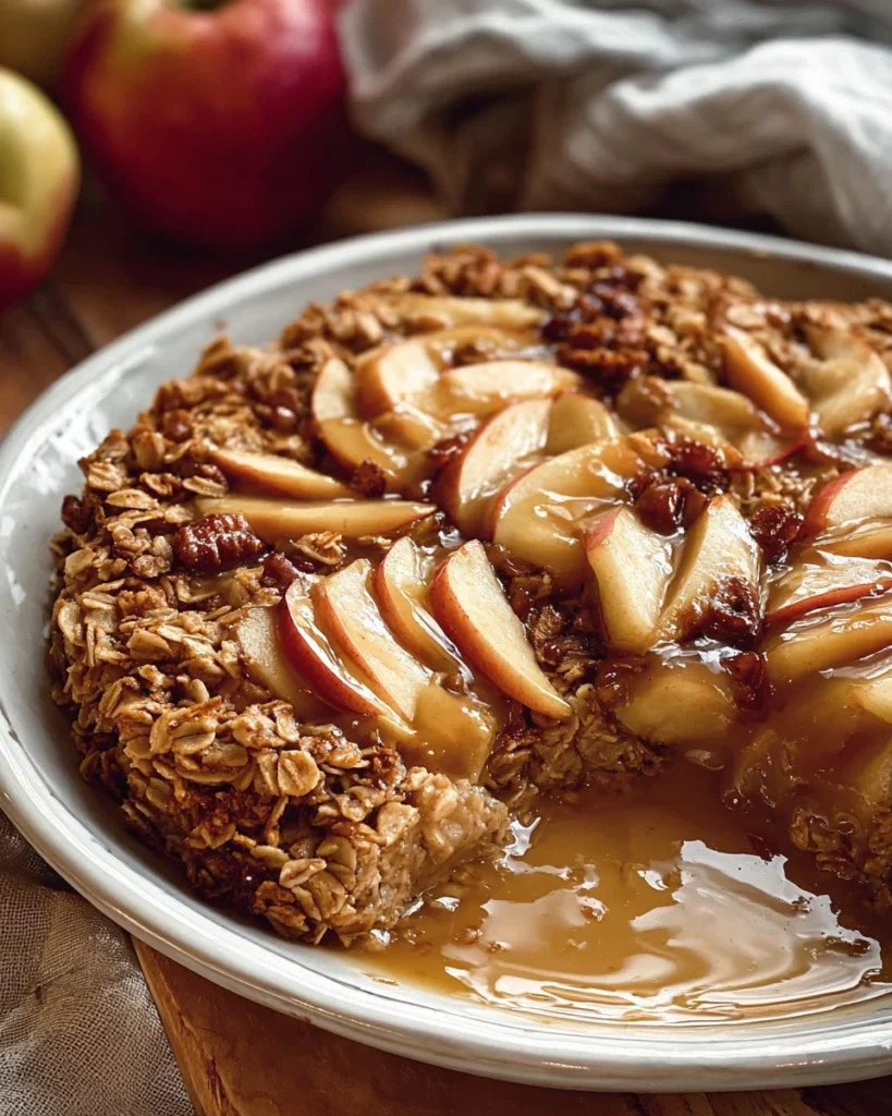 Amish-Style Apple and Cinnamon Baked Oatmeal