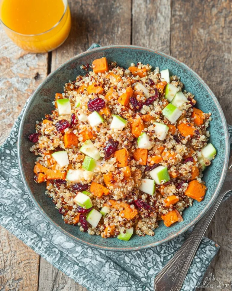 Apple Sweet Potato Quinoa Salad