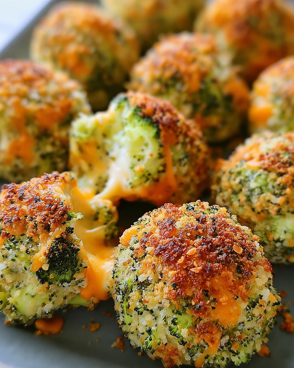 Baked Broccoli Cheese Balls