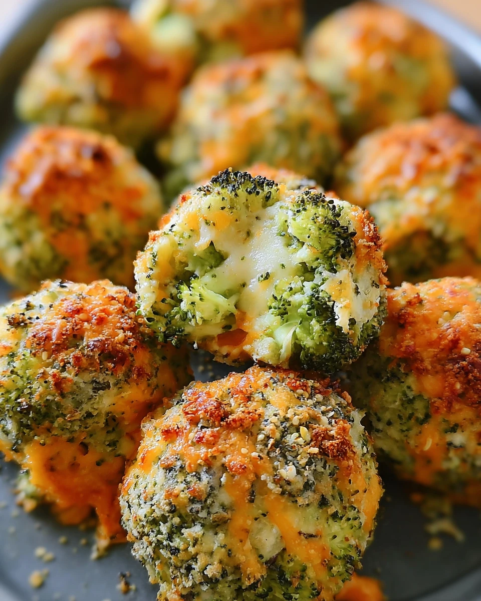 Baked Broccoli Cheese Balls