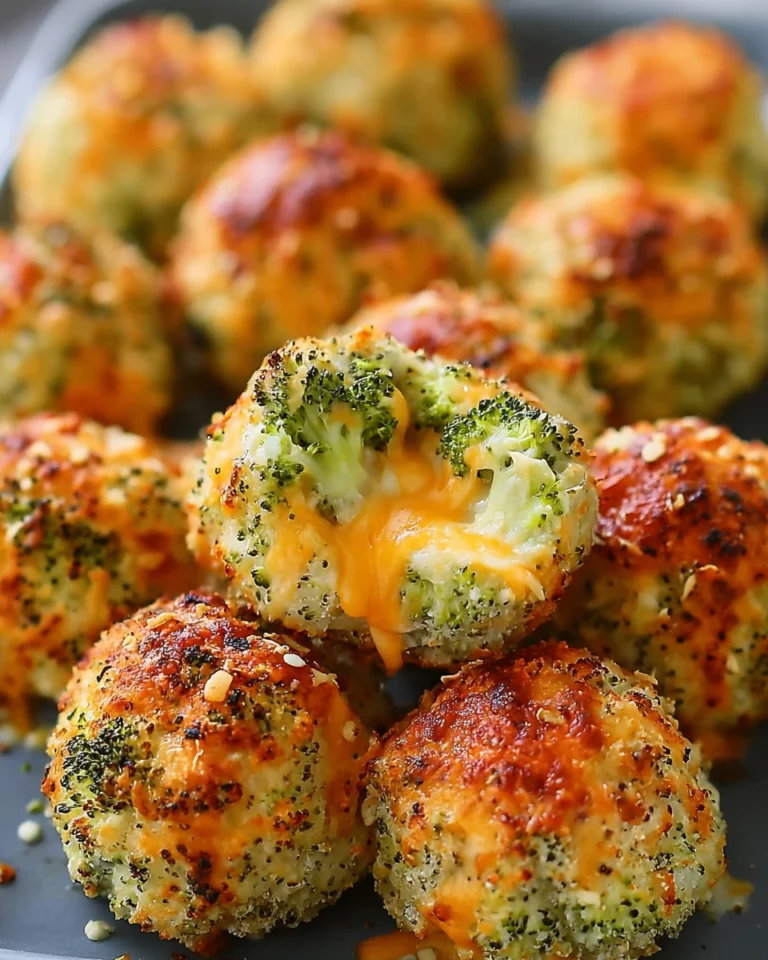 Baked Broccoli Cheese Balls