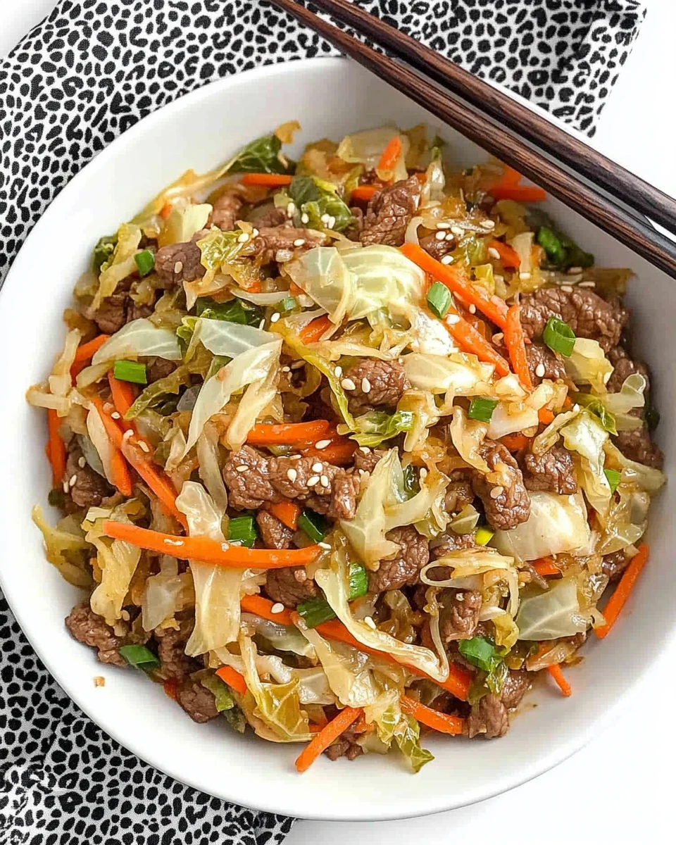 Beef and Cabbage Stir Fry