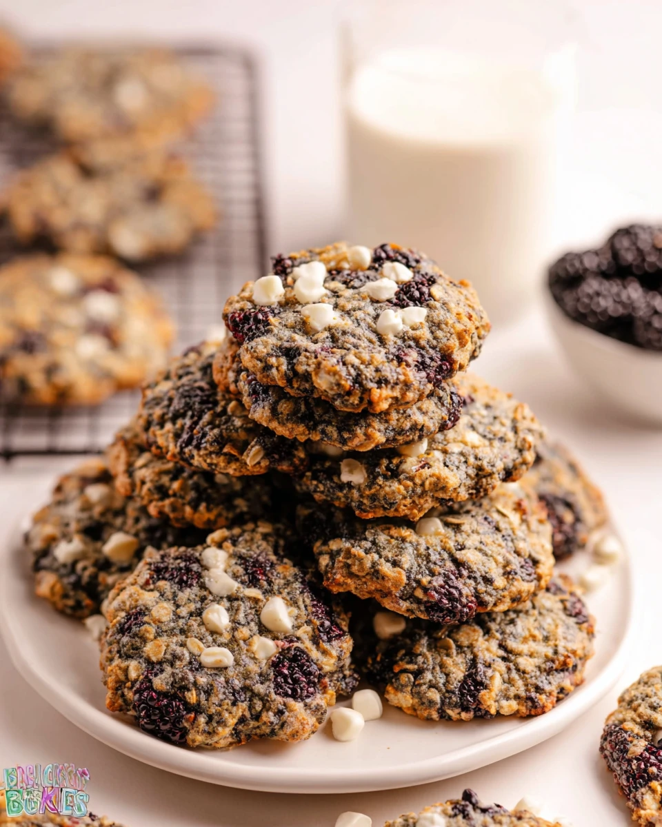 Blackberry Oatmeal Cookies