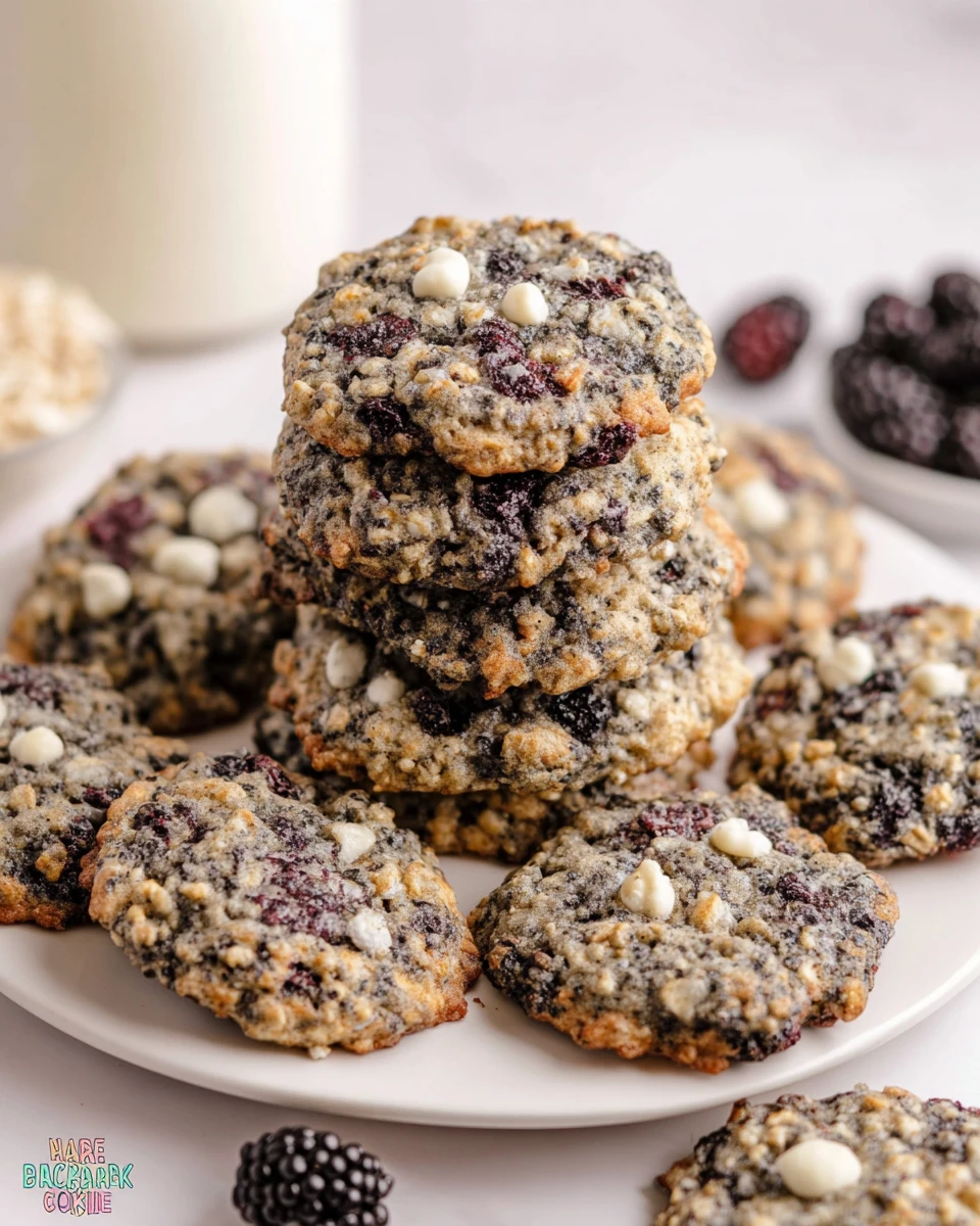 Blackberry Oatmeal Cookies