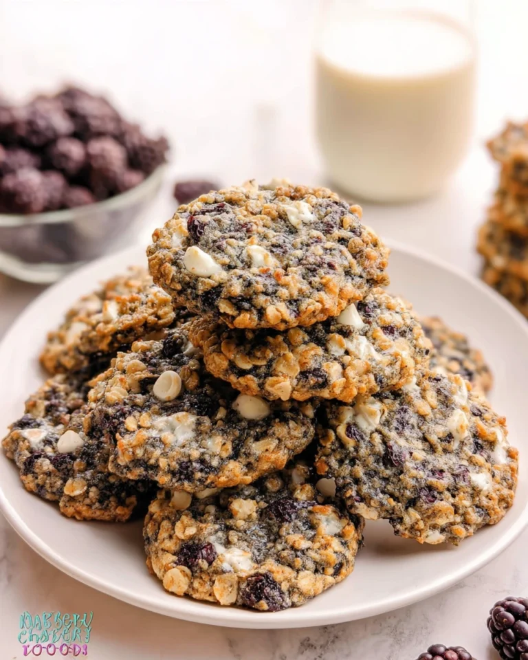 Blackberry Oatmeal Cookies