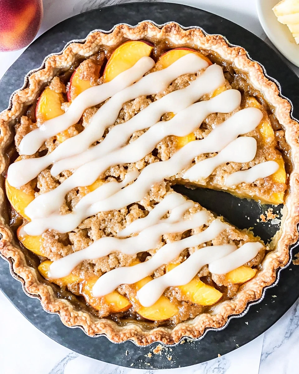 Brown Butter Peach Tart