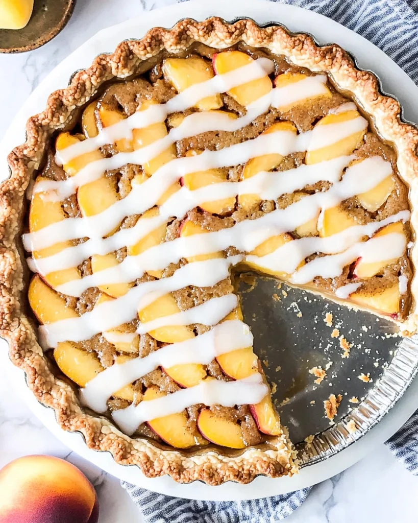 Brown Butter Peach Tart