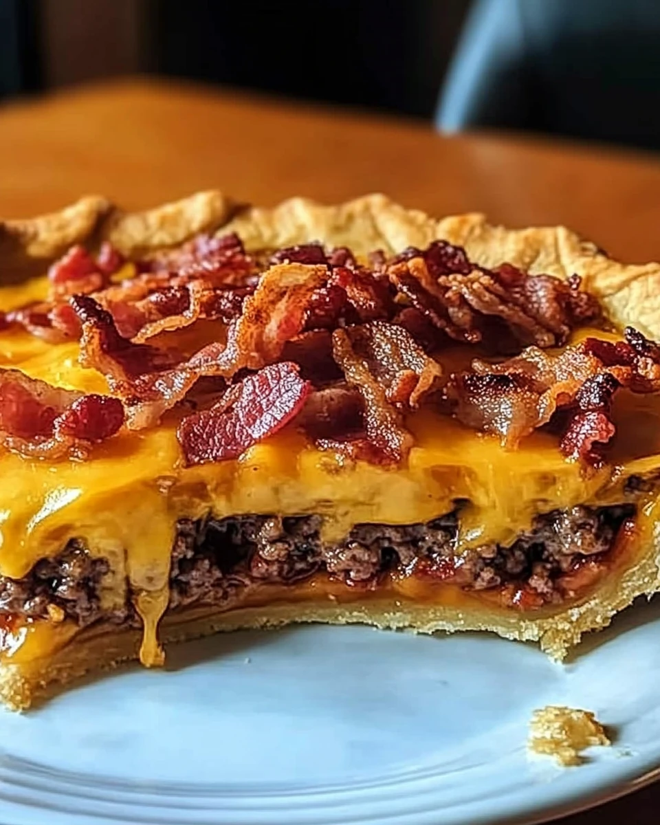 Carnivore Bacon Cheeseburger Pie