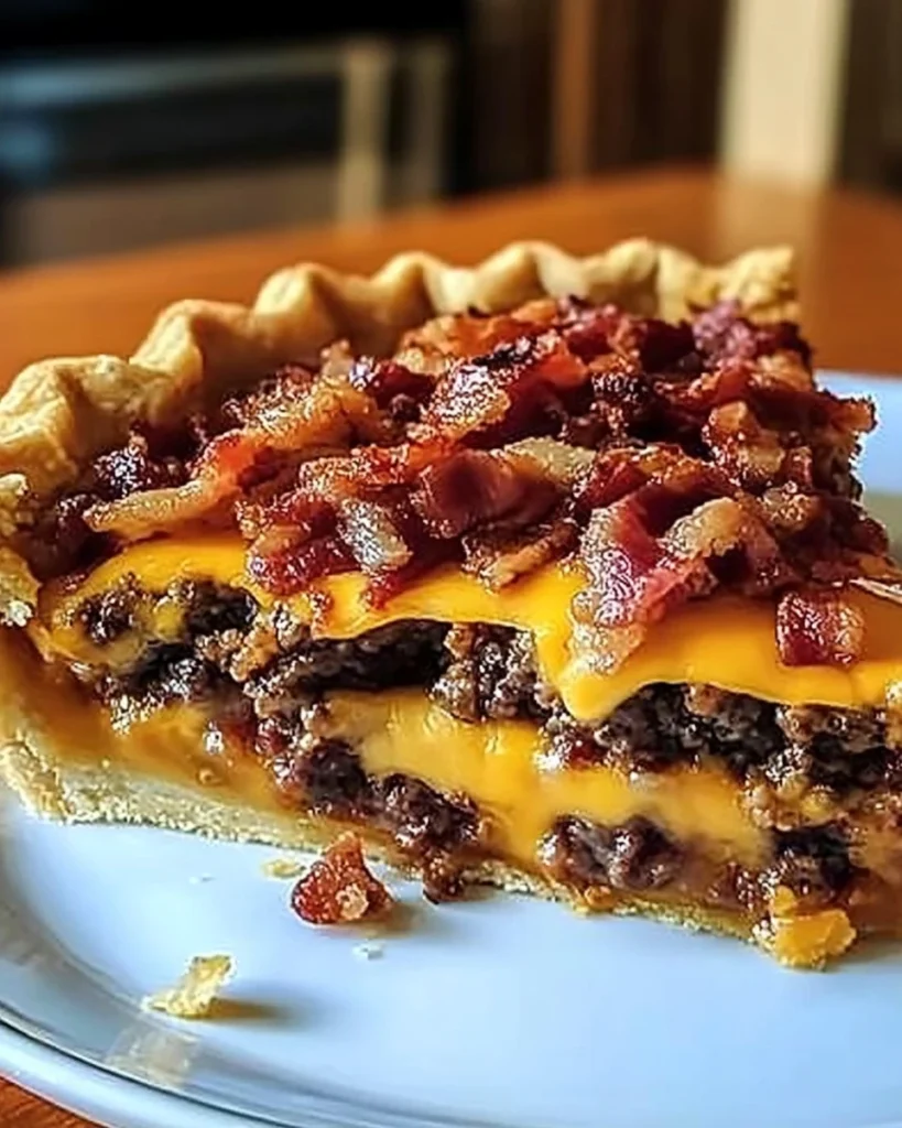 Carnivore Bacon Cheeseburger Pie