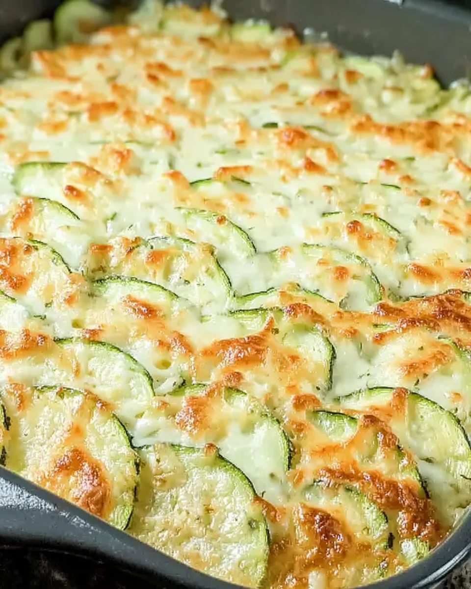 Cheesy Baked Zucchini Casserole