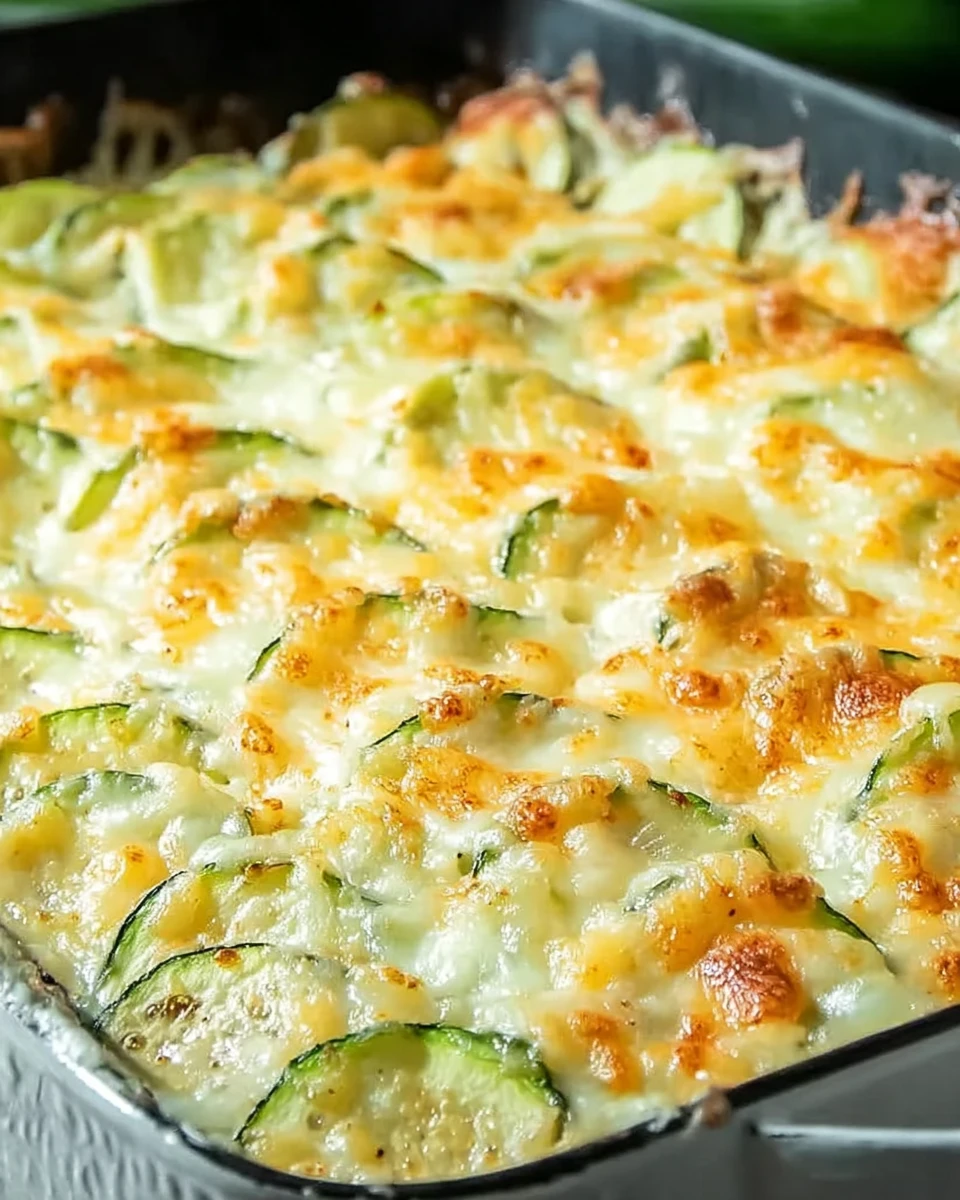Cheesy Baked Zucchini Casserole
