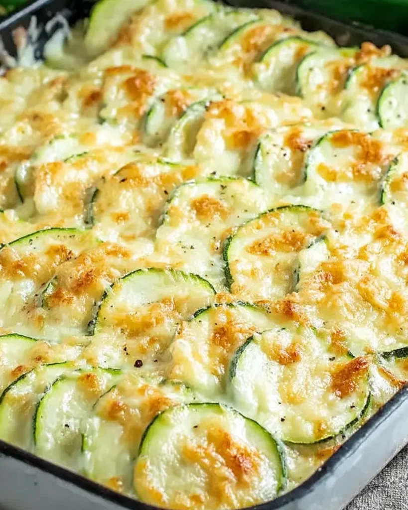 Cheesy Baked Zucchini Casserole
