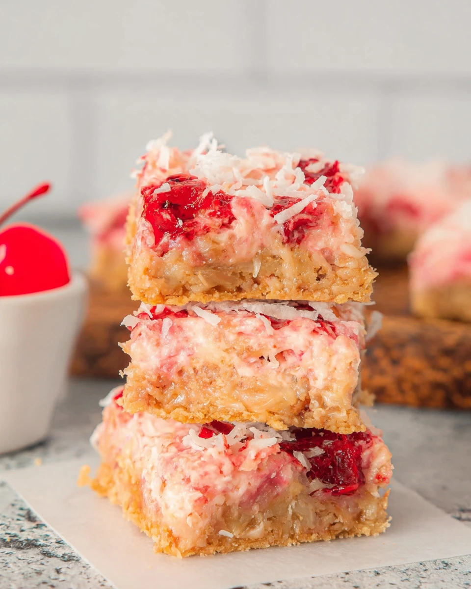 Cherry Coconut Magic Bars