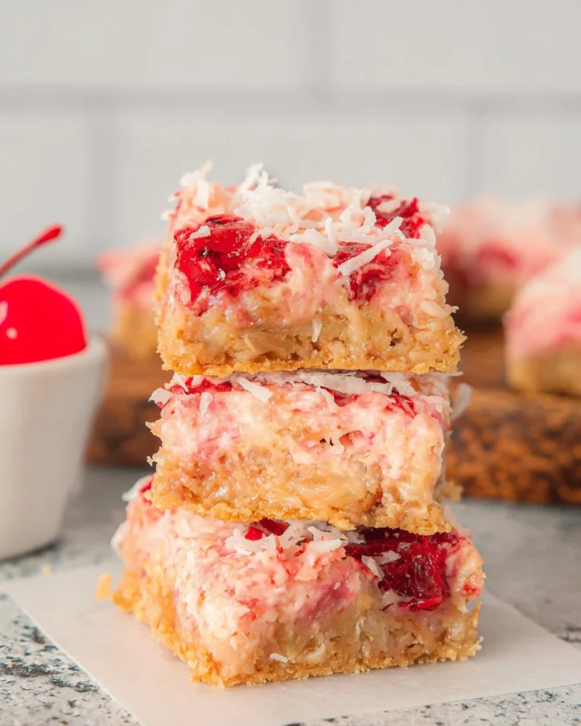 Cherry Coconut Magic Bars